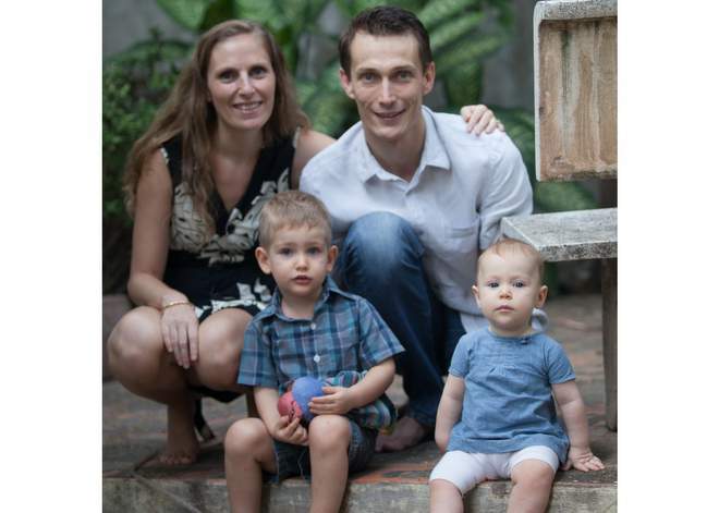 Anais and kids, family