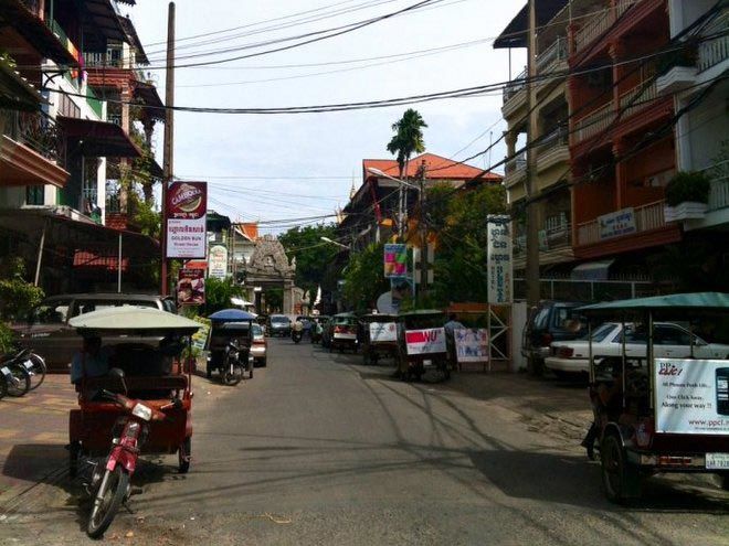 Street278 golden mile phnom penh The view on Street 278, also know as the 'Golden Mile,' Phnom Penh