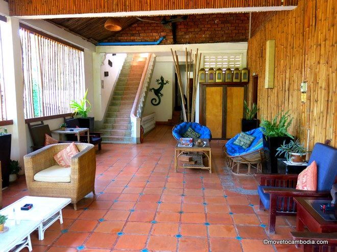 Rosy Guesthouse Siem Reap 2 A common area at Rosy Guesthouse Siem Reap