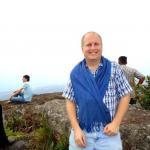 Bruce on top of Bokor Mountain