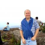 Bruce on top of Bokor Mountain