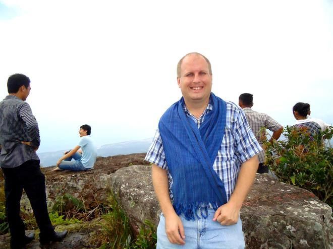 Bruce Douglas, Cambodia Bruce on top of Bokor Mountain