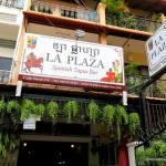 The outside of La Plaza Spanish Tapas Bar in Phnom Penh, Cambodia.
