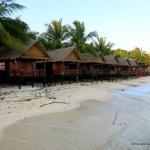 A view of Long Beach and Angkor Chom bungalows on Koh Rong.