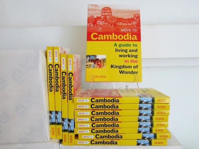 Move to Cambodia paperback a stack of the Move to Cambodia paperbacks