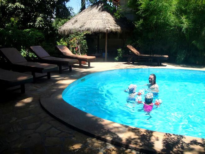 Swimming in Siem Reap Swimming in Siem Reap