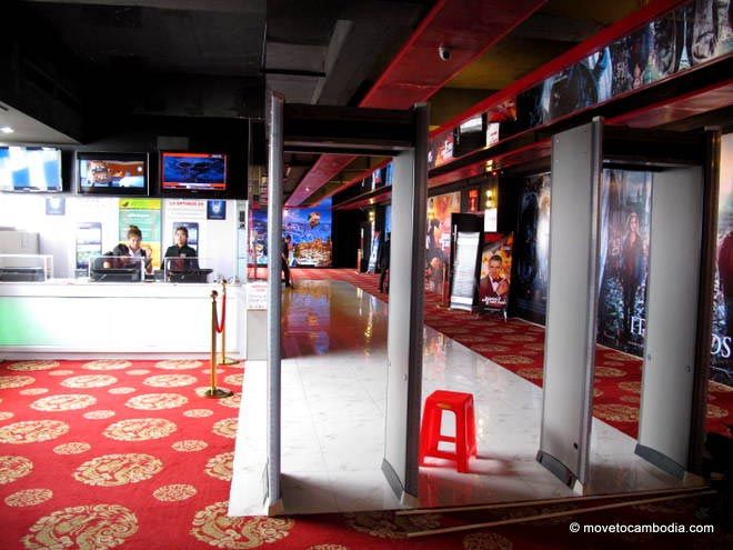 The interior of Legend Cinema in Phnom Penh.