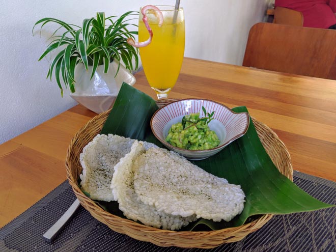 vegetarian at Banlle restaurant Siem Reap