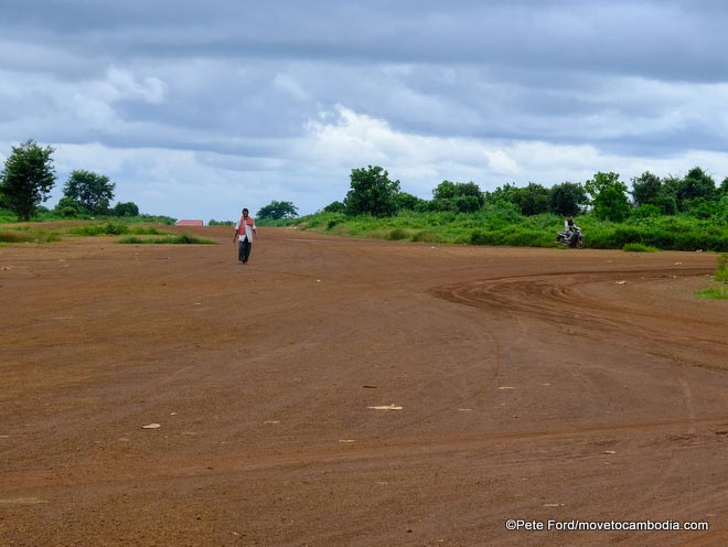 Banlung airport airstrip