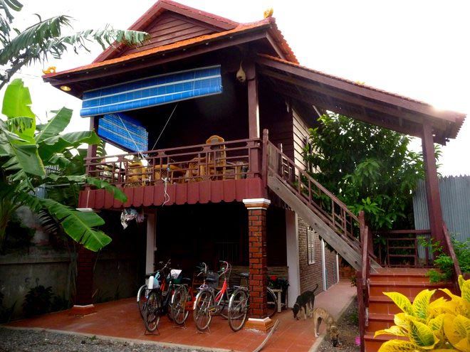 Battambang wooden house