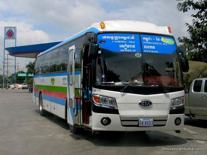 Nattakan Transport Co bus Bangkok to Siem Reap