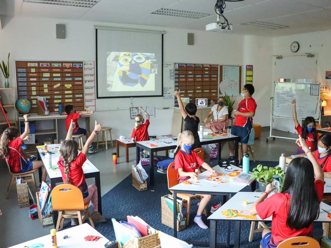 Elementary class at ISPP Cambodia