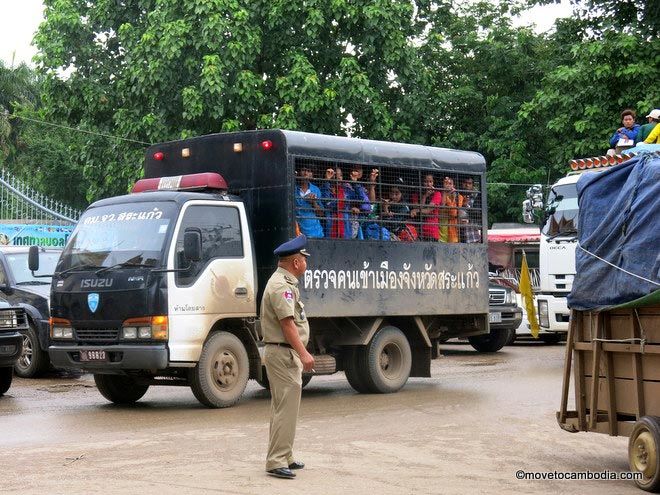 Returning Cambodians from Thailand