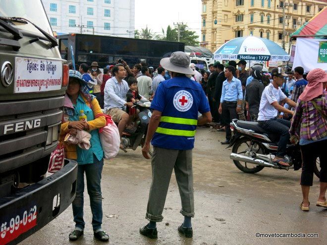 Returning Cambodians from Thailand