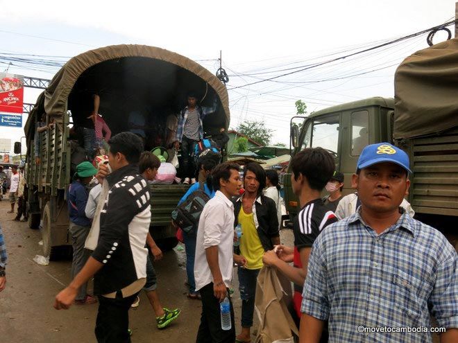 Returning Cambodians from Thailand