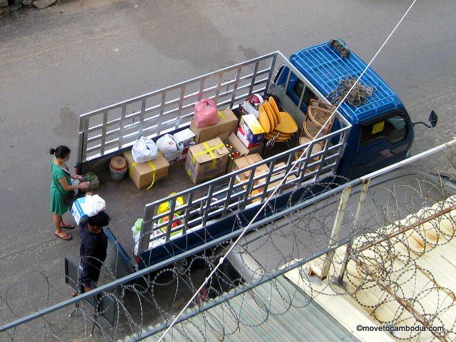 Moving day in Phnom Penh