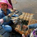 Bargaining for crabs in Kep