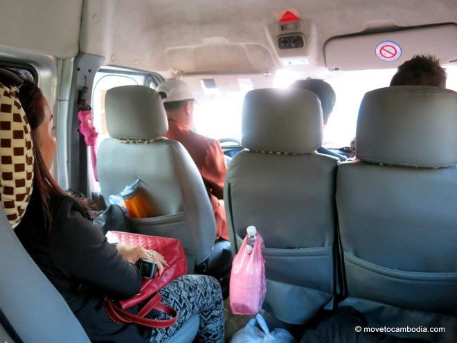 Seila Angkor Mini Bus Interior