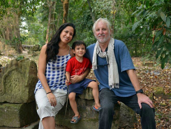 John McDermott and Narisara Murray in Siem Reap