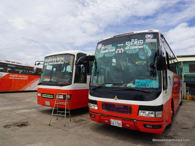 Cambodia Vietnam bus
