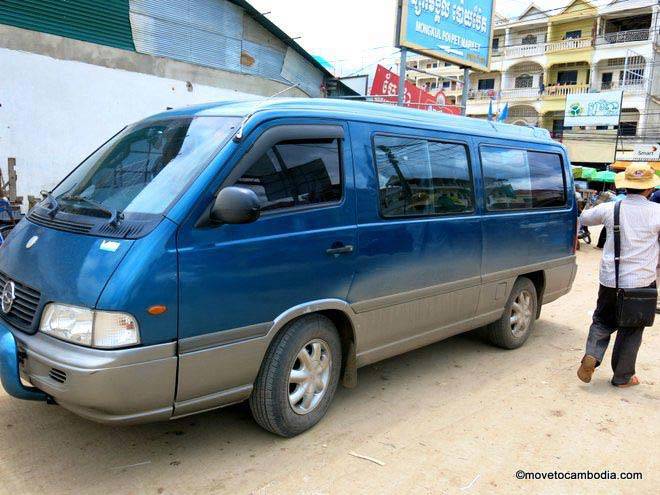 Mini-bus from Siem Reap to Bangkok