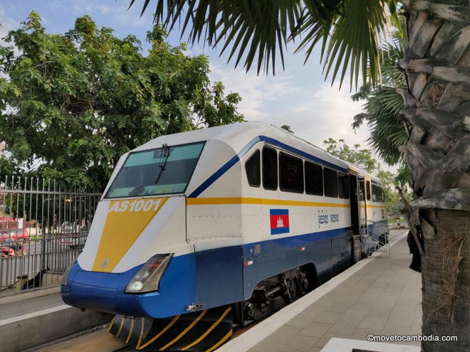 The Phnom Penh Airport Train Move To Cambodia