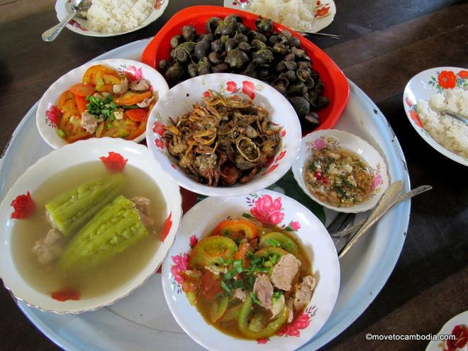 Cambodian homestyle food