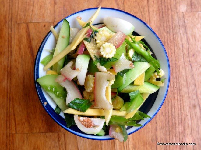 fresh cambodian vegetables