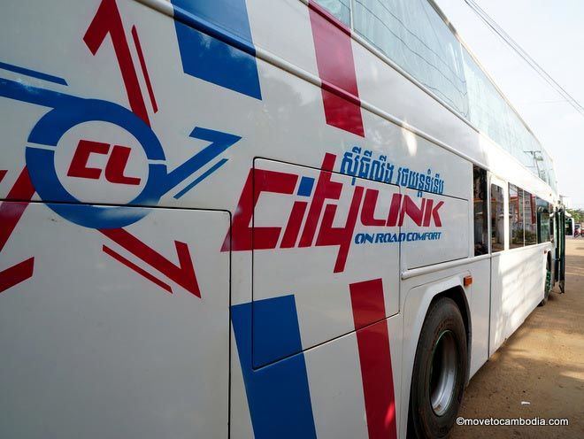 CityLink Cambodia buses