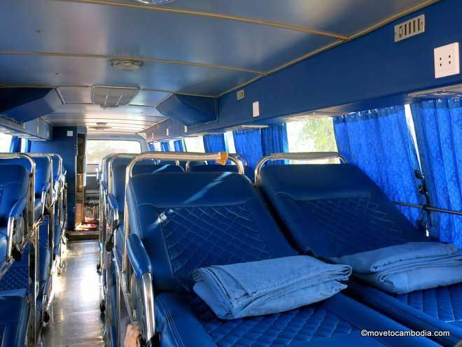 Giant Ibis night bus interior