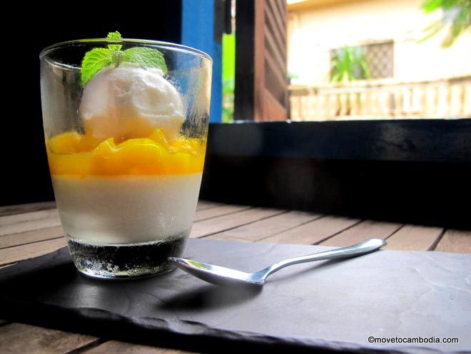 dessert at Cuisine Wat Damnak